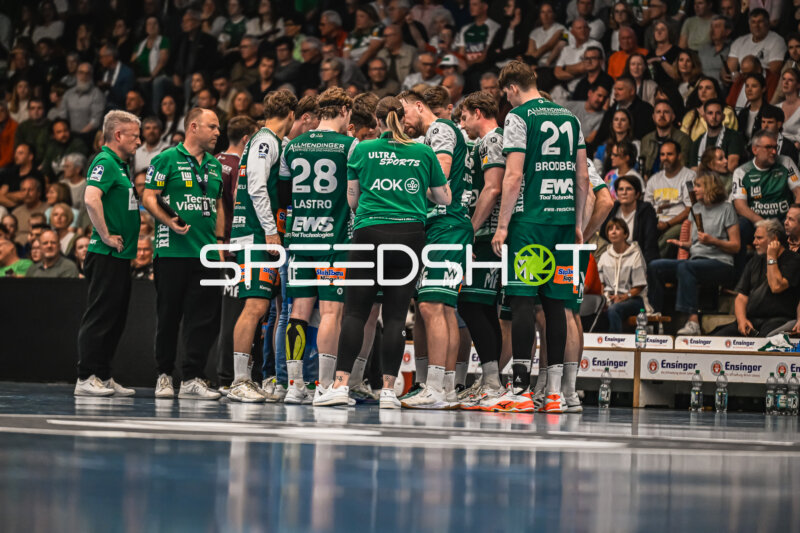 Frisch Auf Göppingen gegen HSG Wetzlar - Mannschaftsbesprechung in der EWS Arena