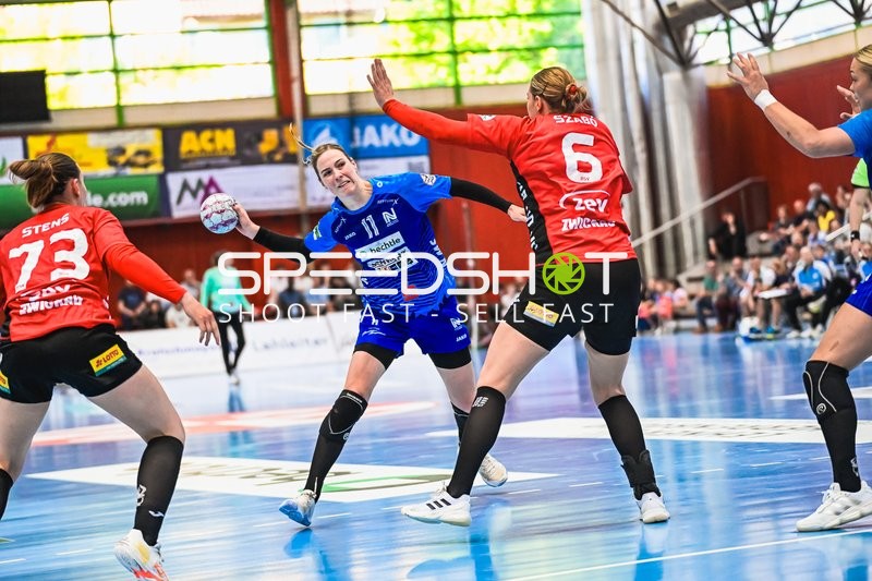 Szene mit Annefleur Bruggeman (11; Sport-Union Neckarsulm) und Gegnerinnen