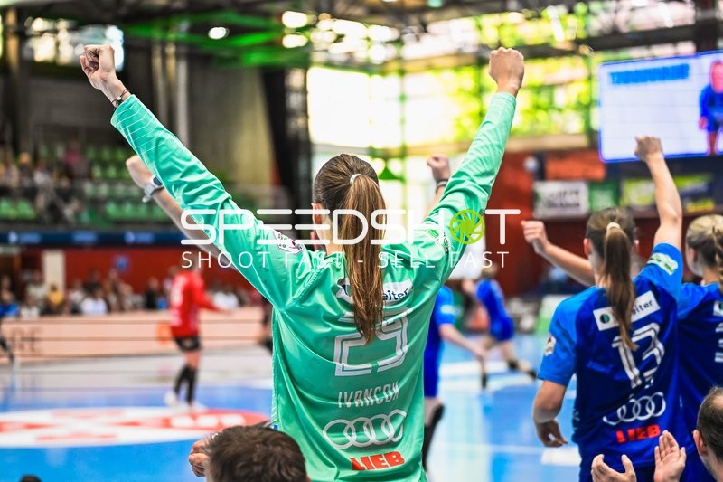 Szene mit Lena Ivancok (29; Sport-Union Neckarsulm) in der Ballei