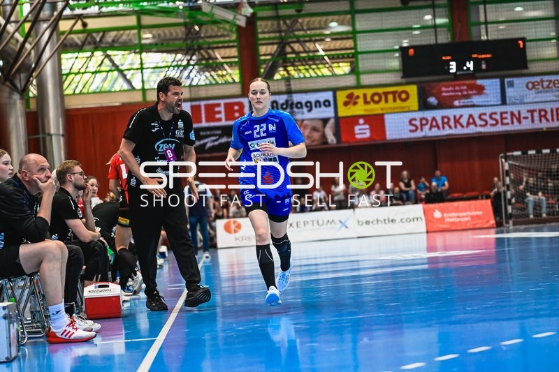 Szene mit Meret Ossenkopp (22; Sport-Union Neckarsulm)