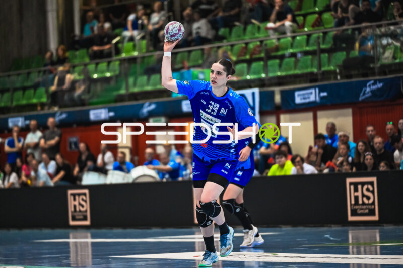 Szene mit Merle Albers (39; Sport-Union Neckarsulm)