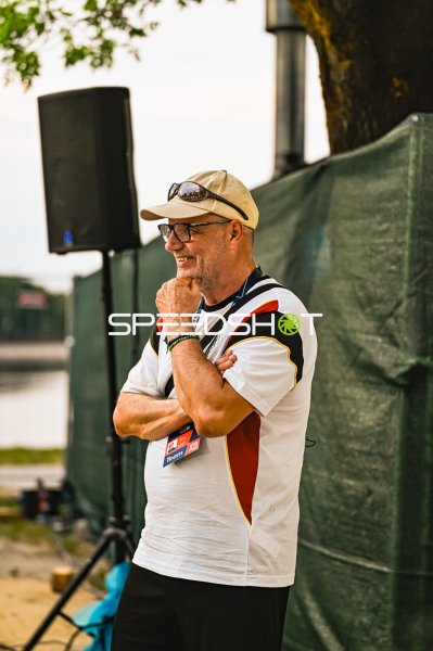 Jens Pfänder, DHB Head of Beachhandball, bei der IHF Beach Handball WM 2026 in Zagreb