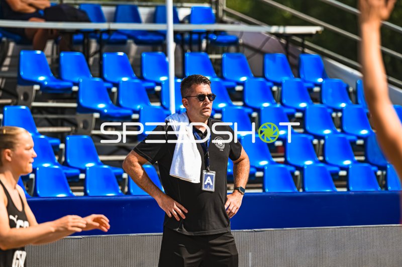 Alexander Novakovic beobachtet DHB-Beachhandball bei WM 2026 in Zagreb