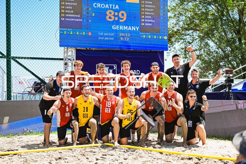 Deutschland bejubelt 2:1-Sieg gegen Kroatien bei Beach-Handball-WM 2026