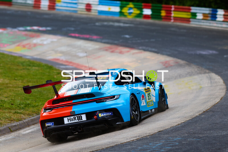 Porsche 911 GT3 #925 von Huber Motorsport auf der Nordschleife