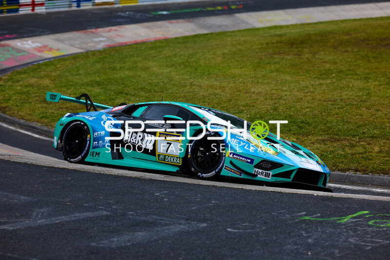 Lamborghini Huracán GT3 #7 von Konrad Motorsport auf der Nordschleife