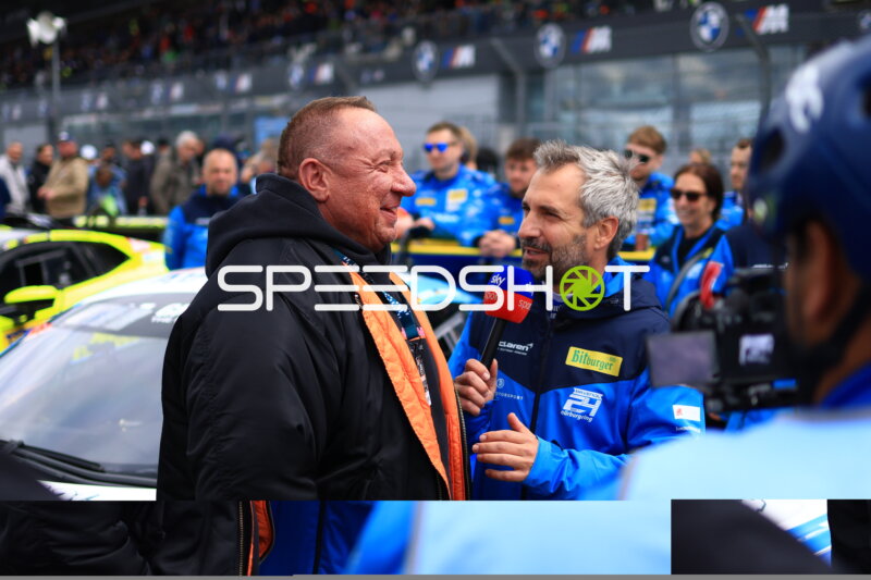 Sky Sport Interview auf der Startaufstellung am Nürburgring