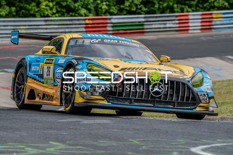 Mercedes-AMG GT3 #26 von PROsport Racing auf der Nordschleife