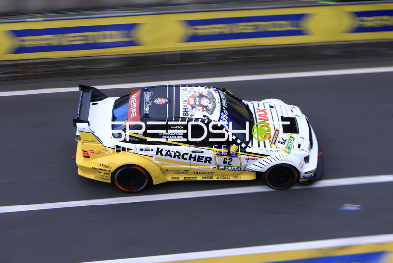 HWA Engineering Speed #62 mit Kärcher-Livery auf dem Nürburgring