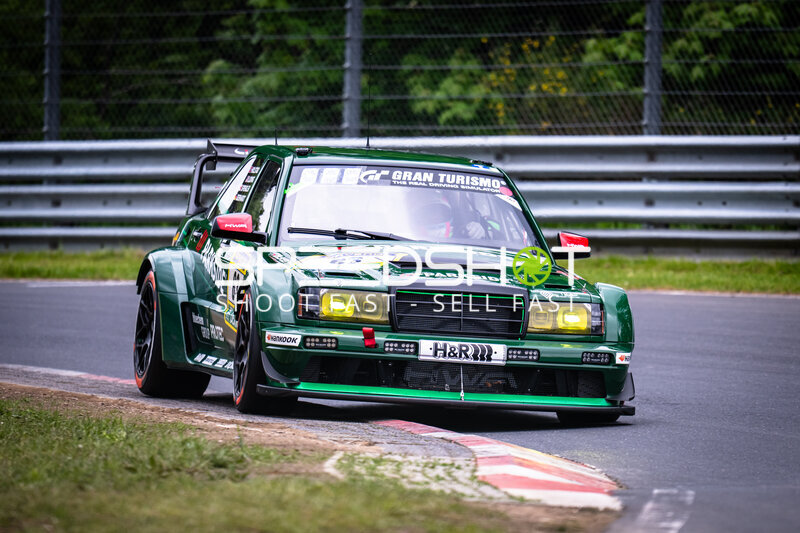 Mercedes 190E Evo #63 von HWA Engineering Speed auf der Nordschleife