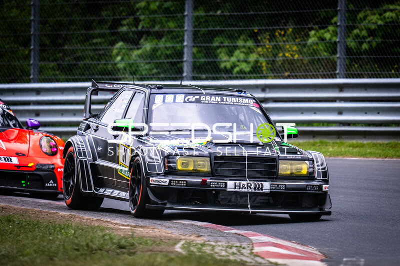 Mercedes 190E #61 von HWA Engineering Speed auf dem Nürburgring