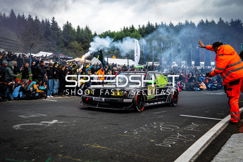 Mercedes W201 #61 von HWA Engineering Speed beim 24h Nürburgring