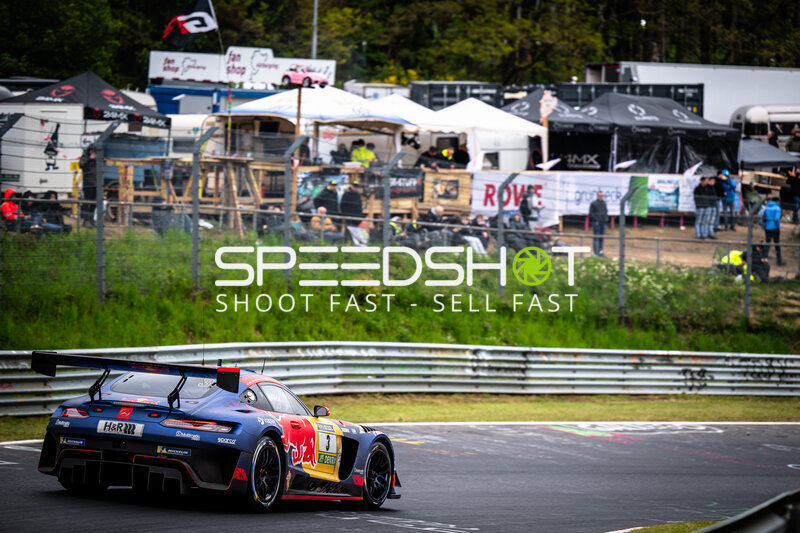 Mercedes-AMG GT3 #3 von Verstappen Racing auf dem Nürburgring