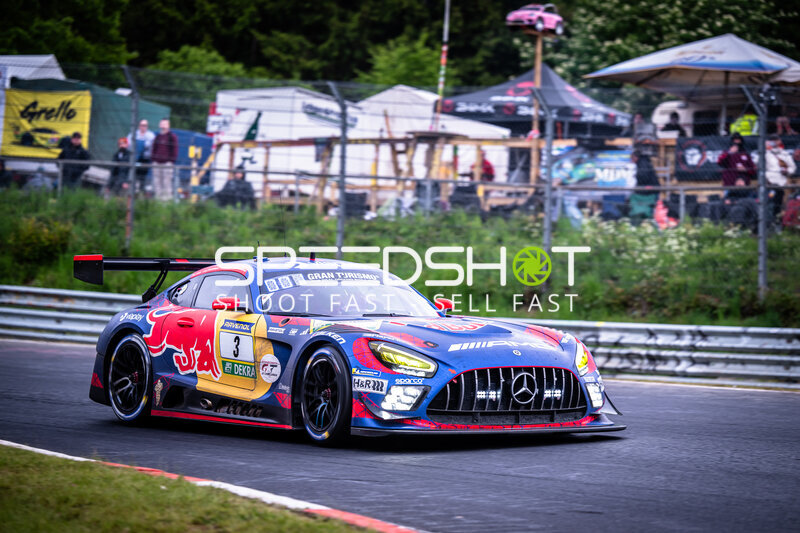 Mercedes-AMG GT3 #3 von Verstappen Racing auf dem Nürburgring