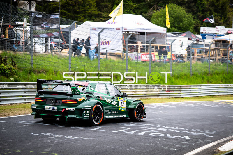 HWA #63 Parkside-Fahrzeug auf der Nürburgring-Nordschleife