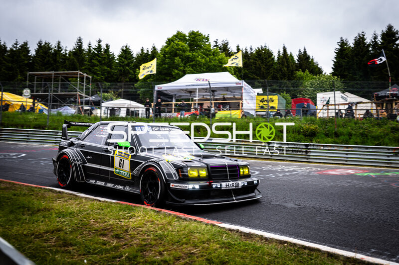 Mercedes 190E #61 von HWA Engineering Speed auf der Nordschleife