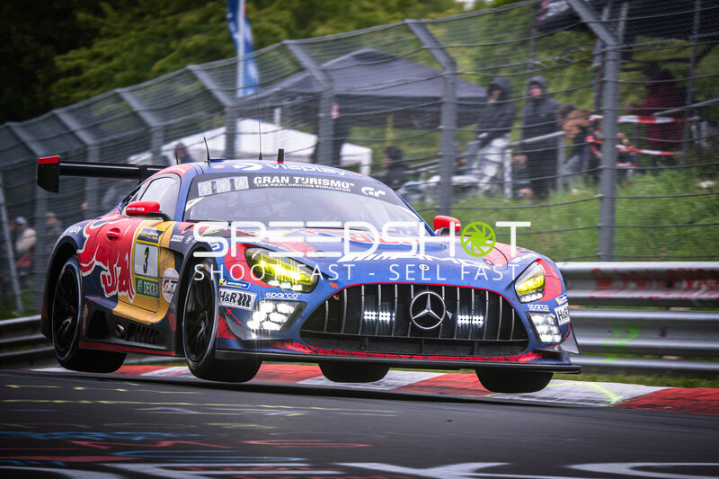 Mercedes-AMG GT3 #3 von Verstappen Racing auf der Nordschleife