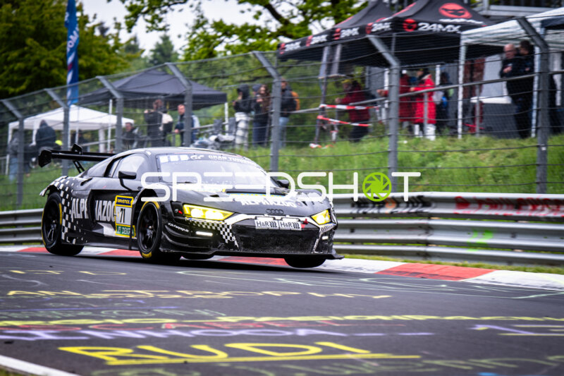 Audi R8 LMS GT3 #71 von JUTA Racing auf der Nordschleife