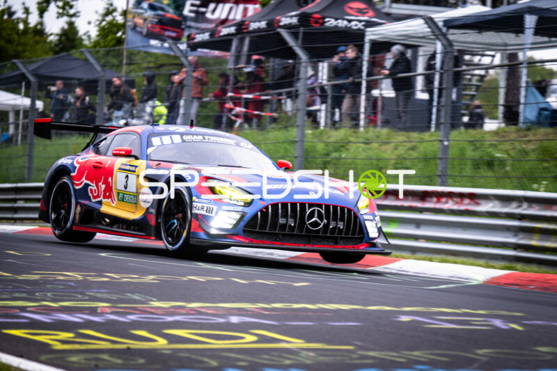 Mercedes-AMG GT3 #3 von Verstappen Racing auf der Nordschleife