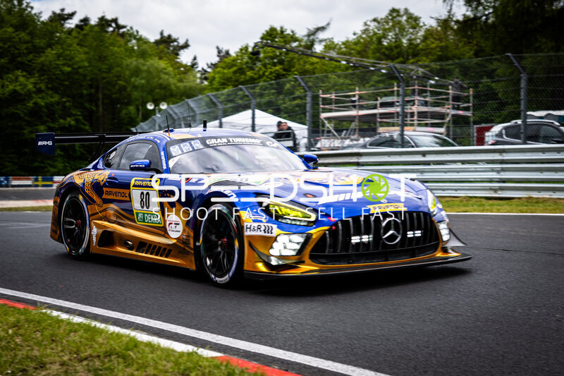 Mercedes-AMG GT3 #80 von RAVENOL Motorsport by MDM Racing auf der Nordschleife