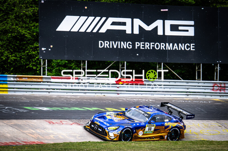 Mercedes-AMG GT3 #80 von Mercedes-AMG Team RAVENOL auf der Nordschleife