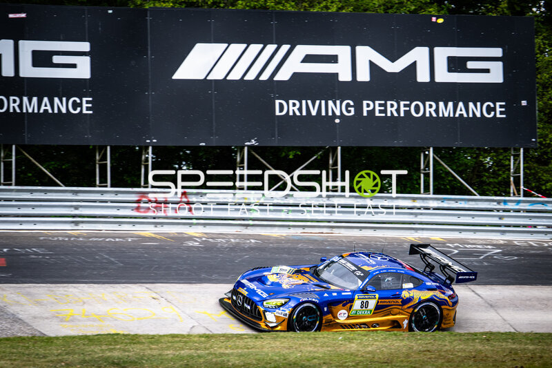 Mercedes-AMG GT3 #80 von Mercedes-AMG Team RAVENOL auf der Nordschleife
