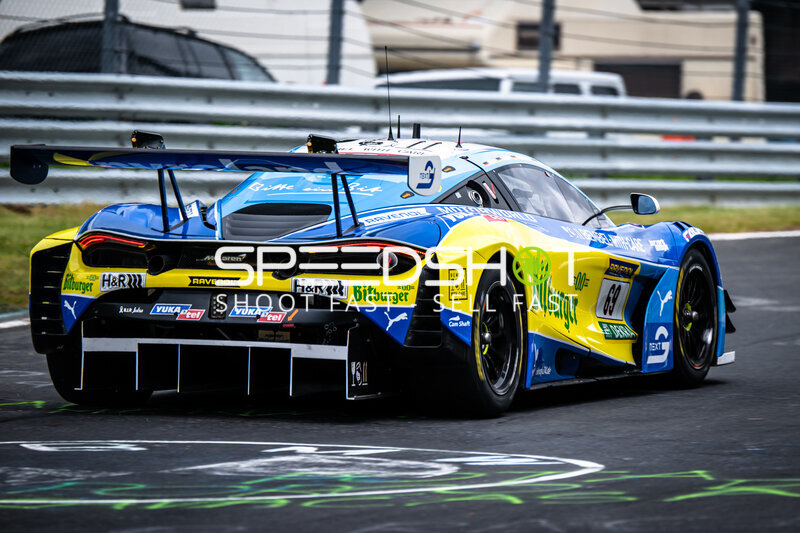 McLaren GT3 #61 von HWA Engineering Speed auf der Nordschleife
