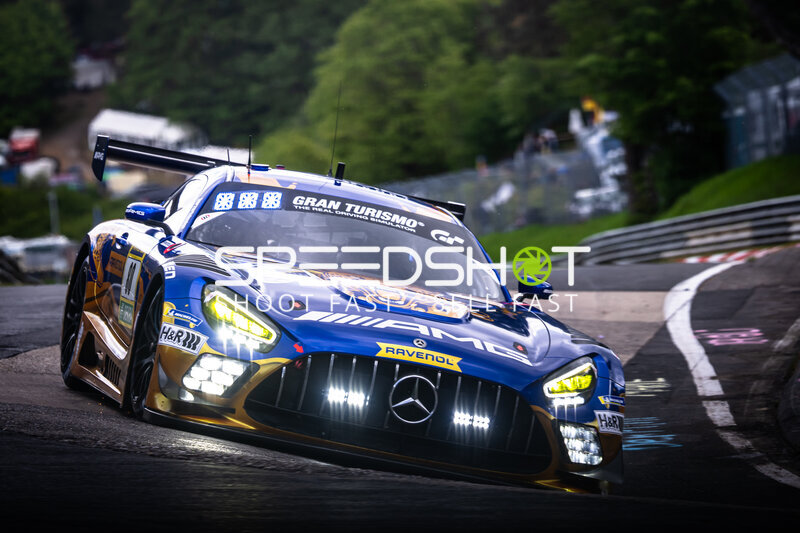 Mercedes-AMG GT3 #80 von Mercedes-AMG Team RAVENOL auf der Nordschleife