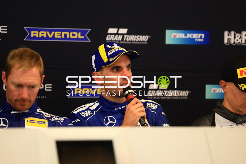 Mercedes-AMG Team RAVENOL #80 bei Pressekonferenz zum 24h Nürburgring