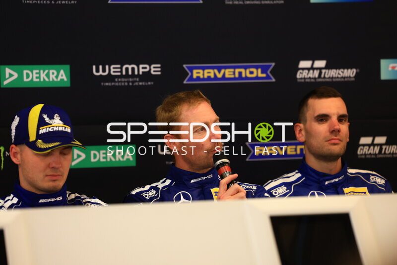 Mercedes-AMG Team RAVENOL #80 bei Pressekonferenz zum 24h Nürburgring