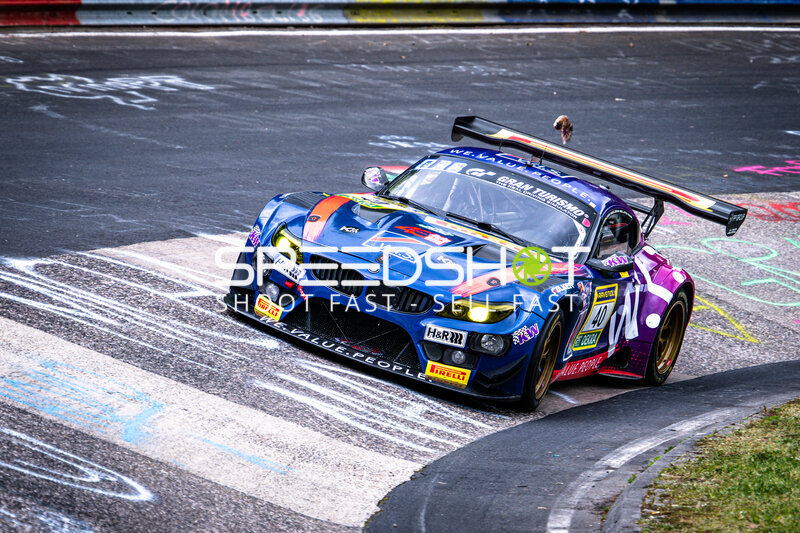 BMW M6 GT3 #40 von W.I.S Racing Team auf der Nordschleife