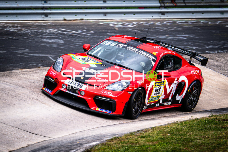 Porsche Cayman GT4 #966 von asBest Racing auf der Nordschleife