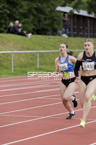 Sprintduell mit Startnummern