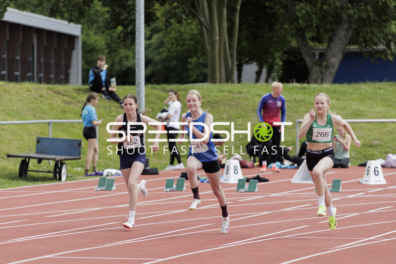 Sprint mit Startnummern 152, 241, 266
