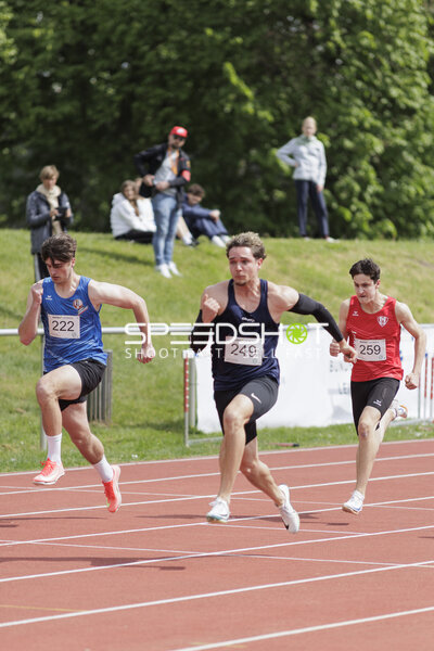 Sprintduell mit Startnummern
