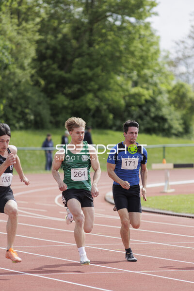 Sprint mit Startnummern 158, 264, 171