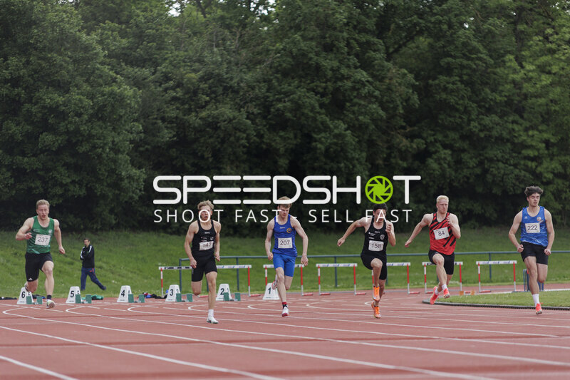 Sprint mit Startnummern