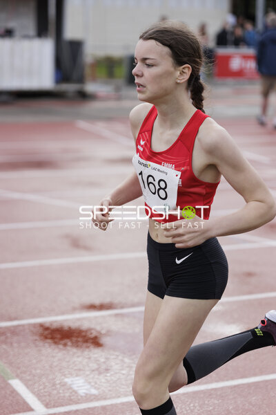 Athletin mit Startnummer 168