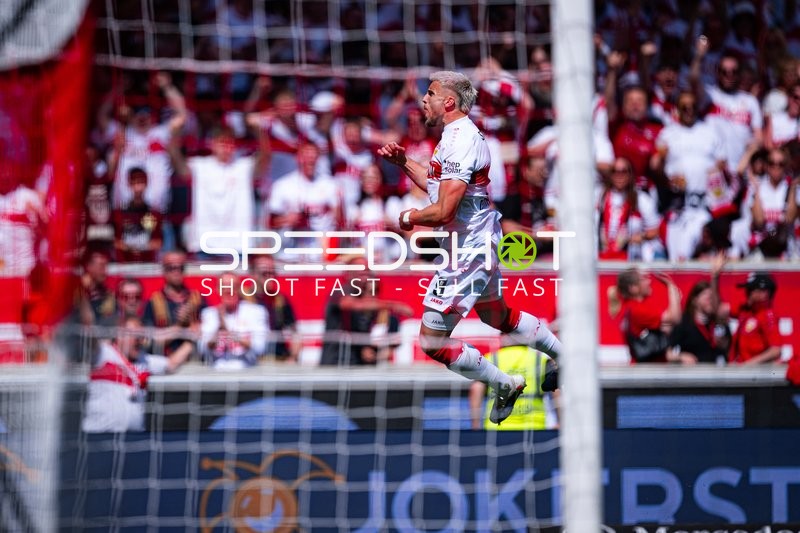 Aktion von Ermedin Demirovic (9; VfB Stuttgart)