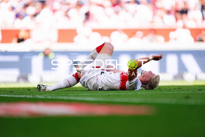 Verletzung von Justin Diehl (17; VfB Stuttgart)