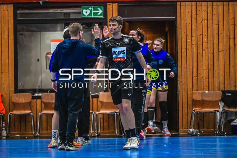 Handball-Szene in der Weststadthalle