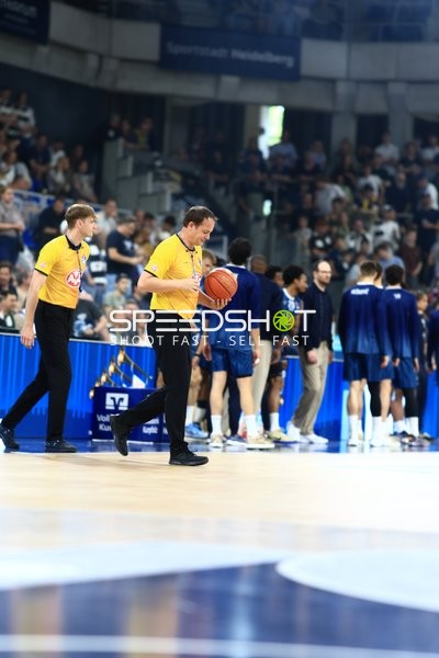 Schiedsrichter mit Ball
