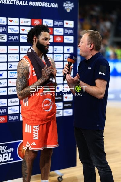 Interview mit Tevin Brown (10; Rasta Vechta) in Heidelberg