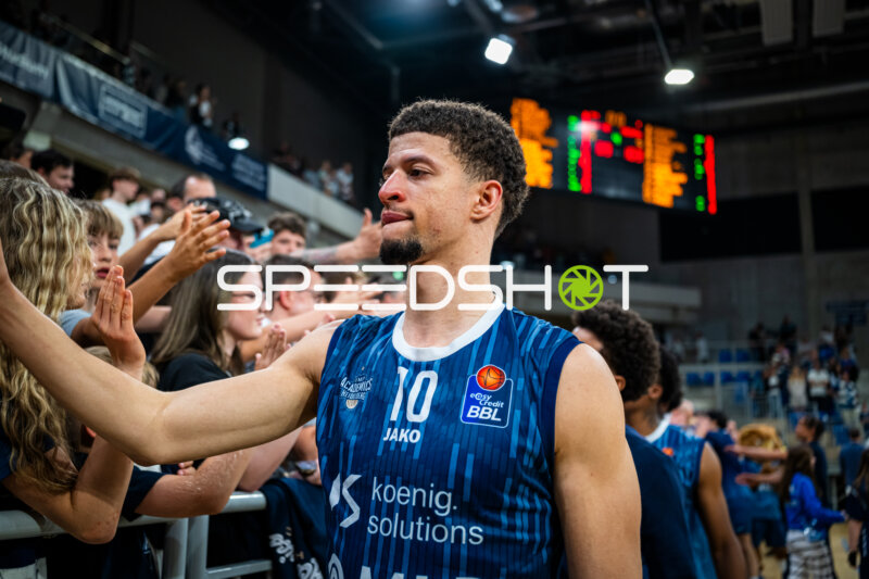 Samuell Williamson nach Spiel in Heidelberg