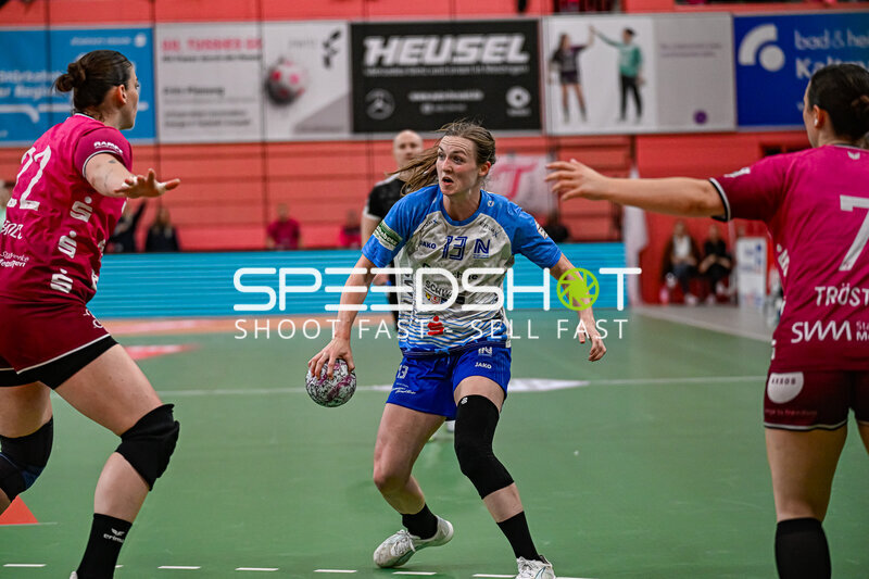 Szene mit Alicia Soffel (13; Sport-Union Neckarsulm) und Gegnerinnen