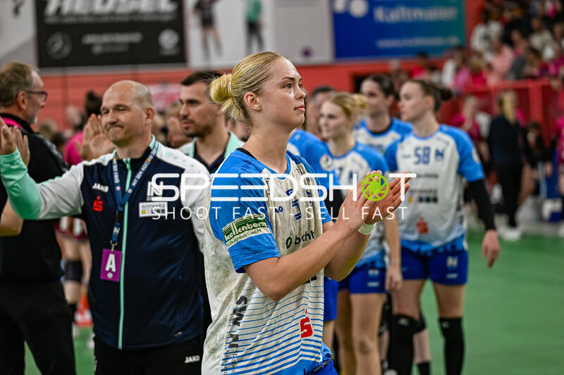 Szene mit Kim Hinkelmann (5; Sport-Union Neckarsulm) und Mike Vogelgesang (996; Sport-Union Neckarsulm)