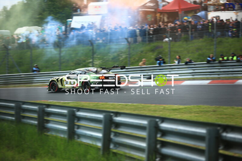 Ford Mustang GT3 #67 von HRT Ford Racing auf der Nordschleife