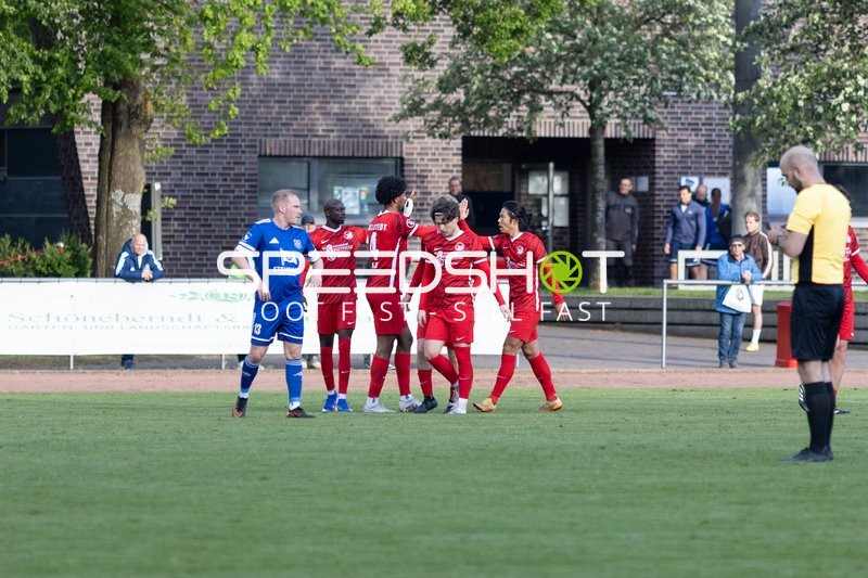 Spieler in Aktion am Sachsenweg