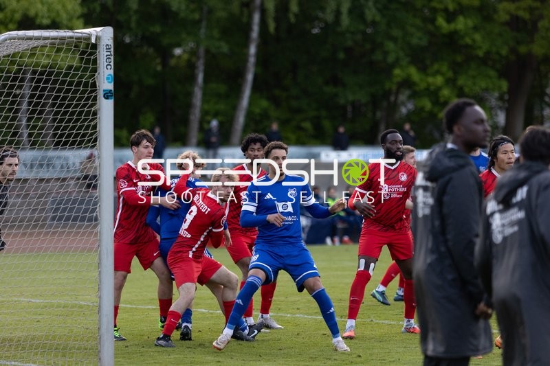Spieler im Strafraum