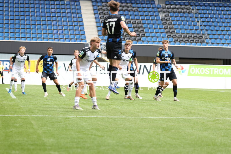 Spieler im Strafraum